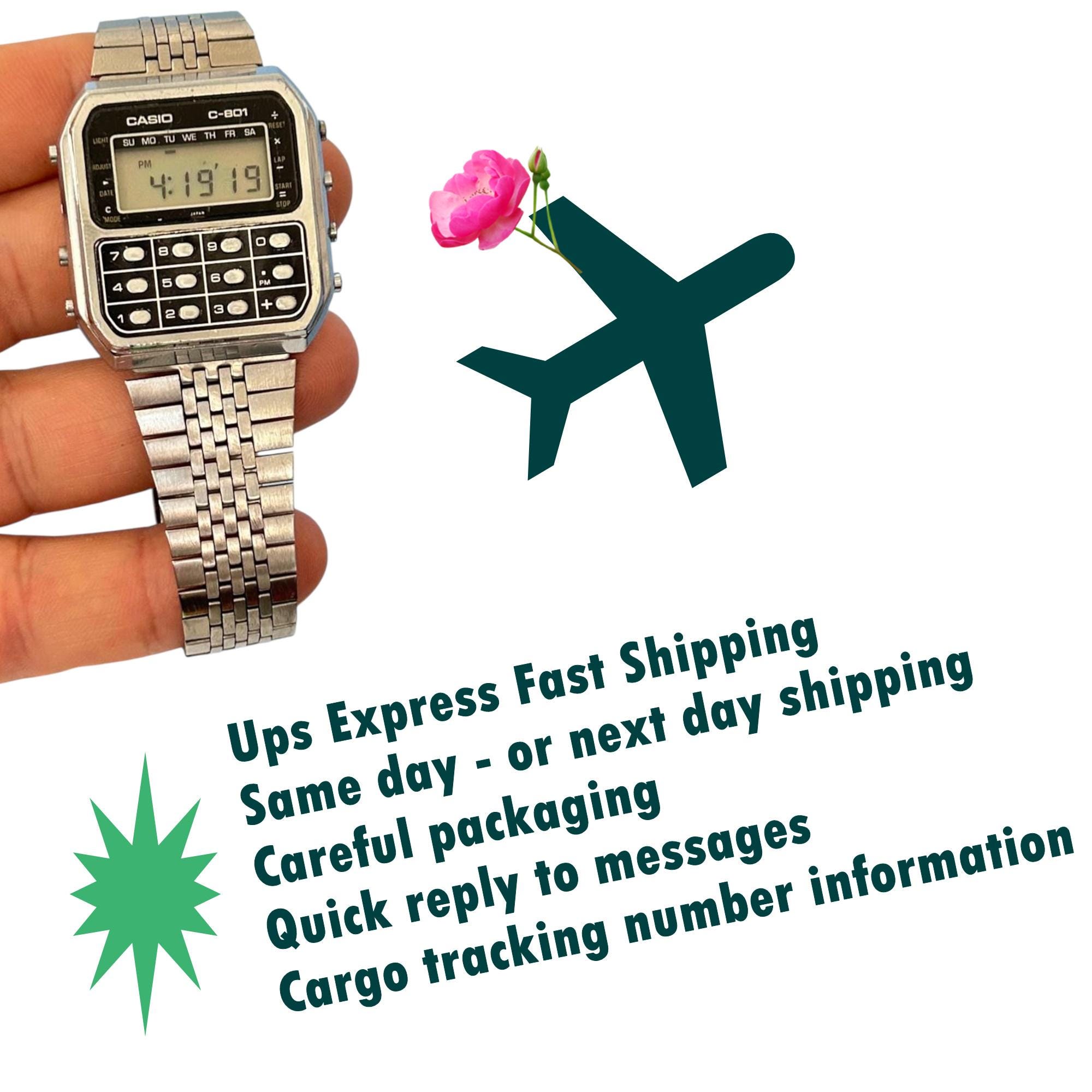 Retro Vintage Casio C-801/ Mens Watch Digital Quartz Casio