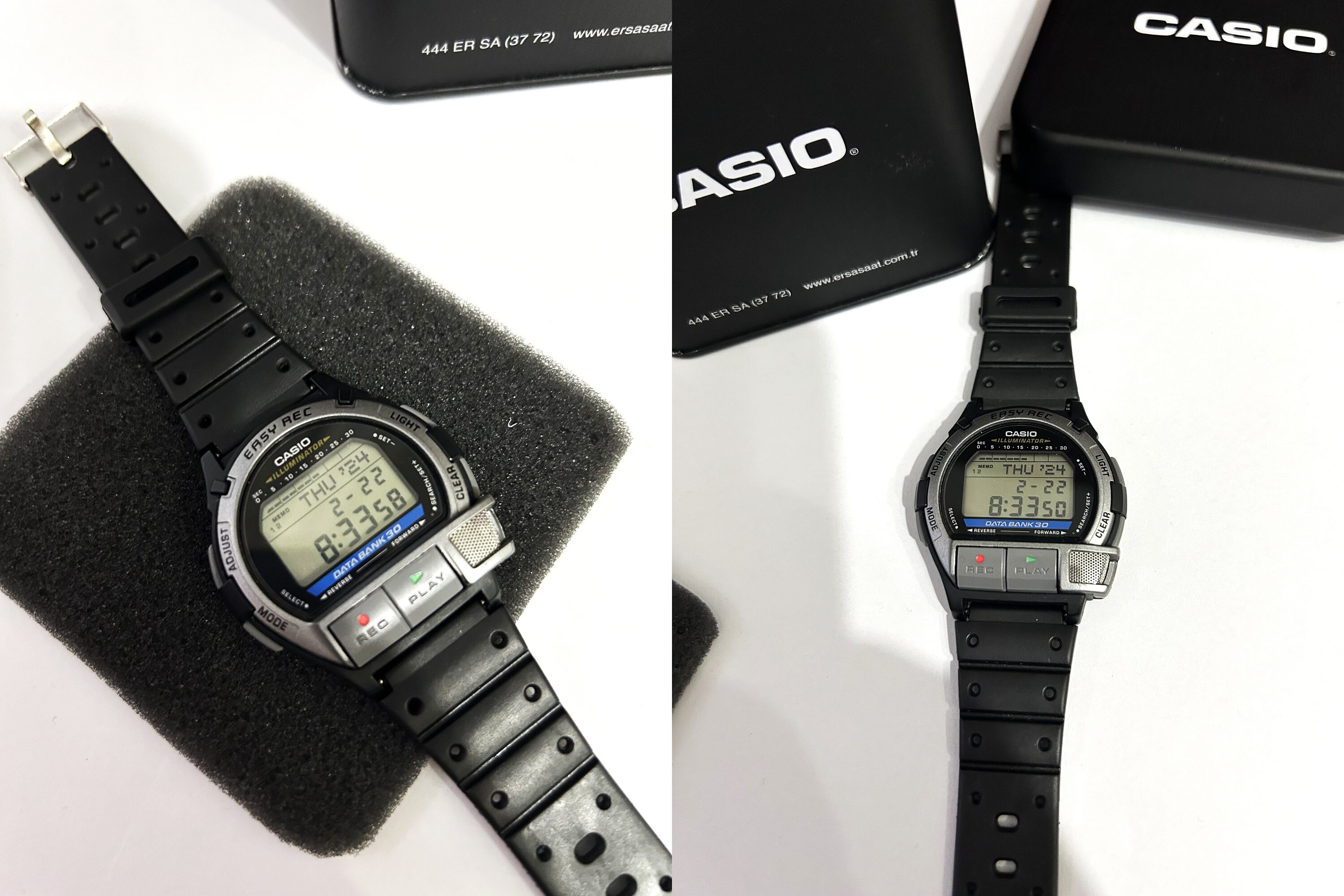 Casio Vintage DB-V30-1T Easy Rec Digital Watch Voice