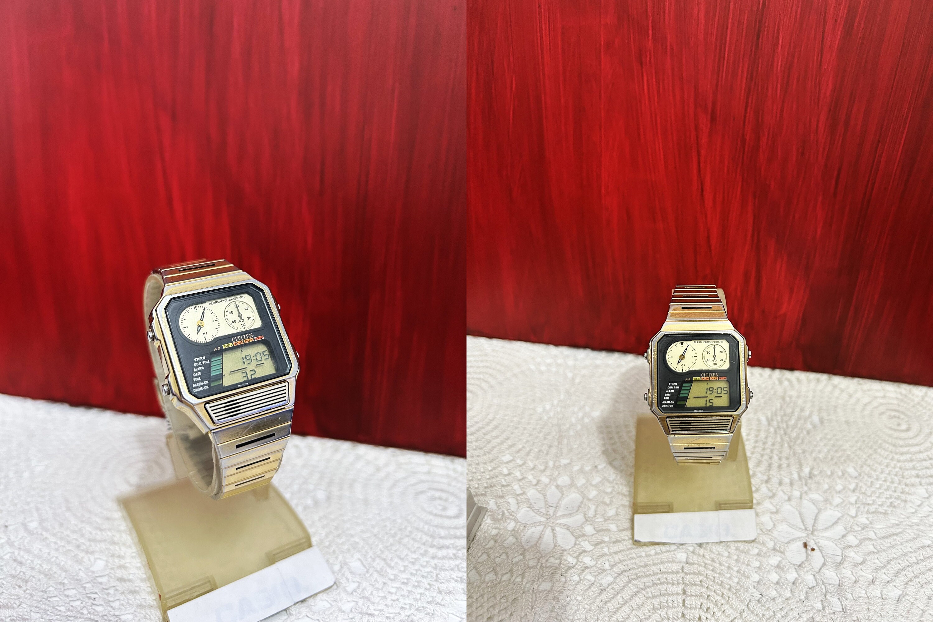 Very RARE Citizen Ana-Digital 8986-087089 Y CHRONOGRAPH ALARM 