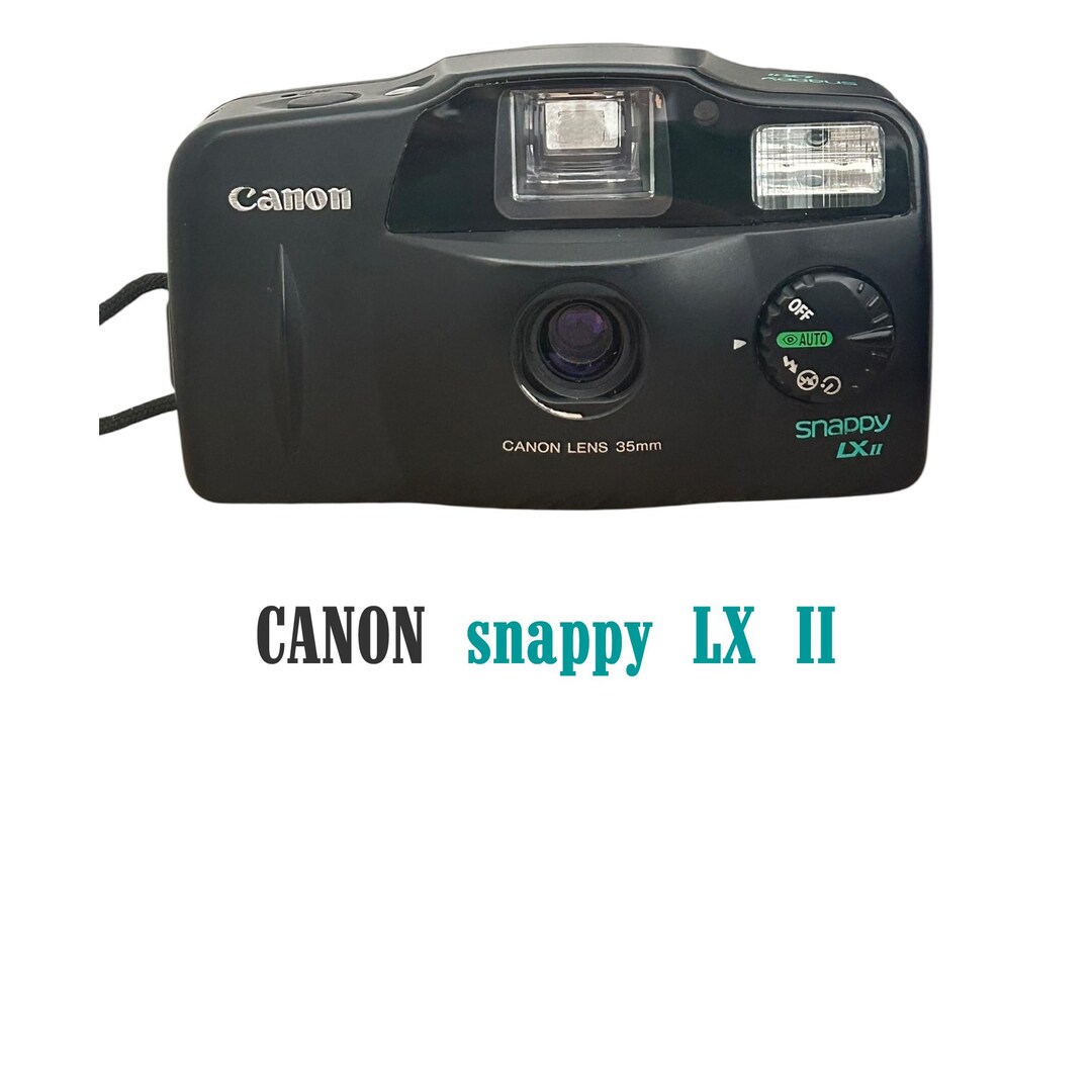 Vintage Canon Snappy LX II 35mm Point and Shoot Film Camera - Etsy