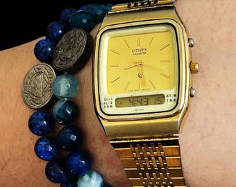 Vintage CITIZEN 1980s 8950-083024 Ta, Vintage Watch, Japan