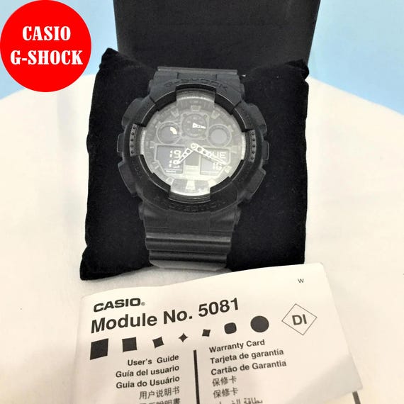 エ*)様 G-SHOCK GA-100 ブラック G-Shock GA-100 Military All Black Special Edition No Box | eBay