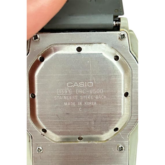 Vintage Casio DBC-V500 Easy Rec Data Bank Wrist W… - image 10