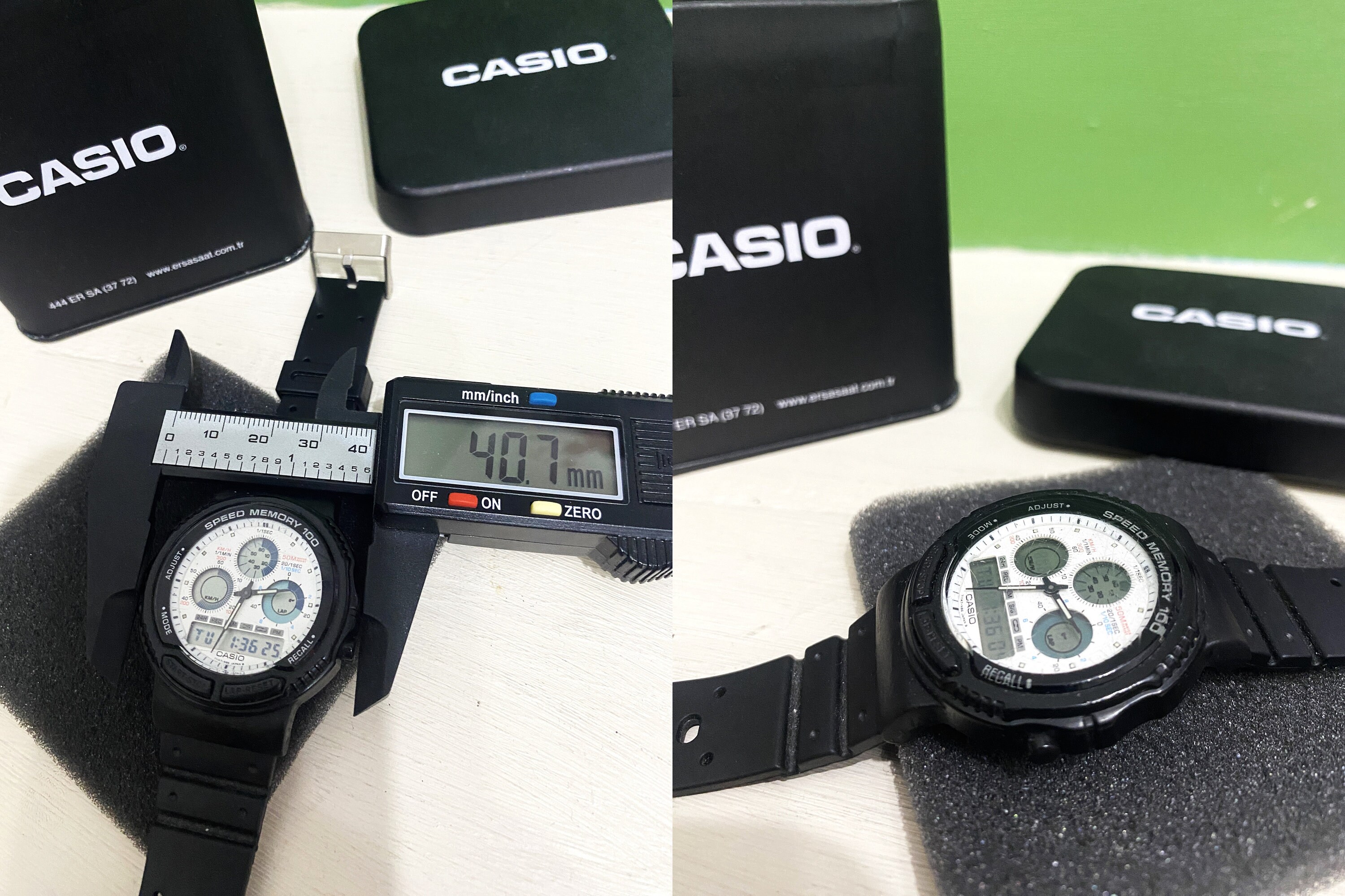 Vintage Casio Aw-20 Module 384 Speed Memory 100 Mens Watch