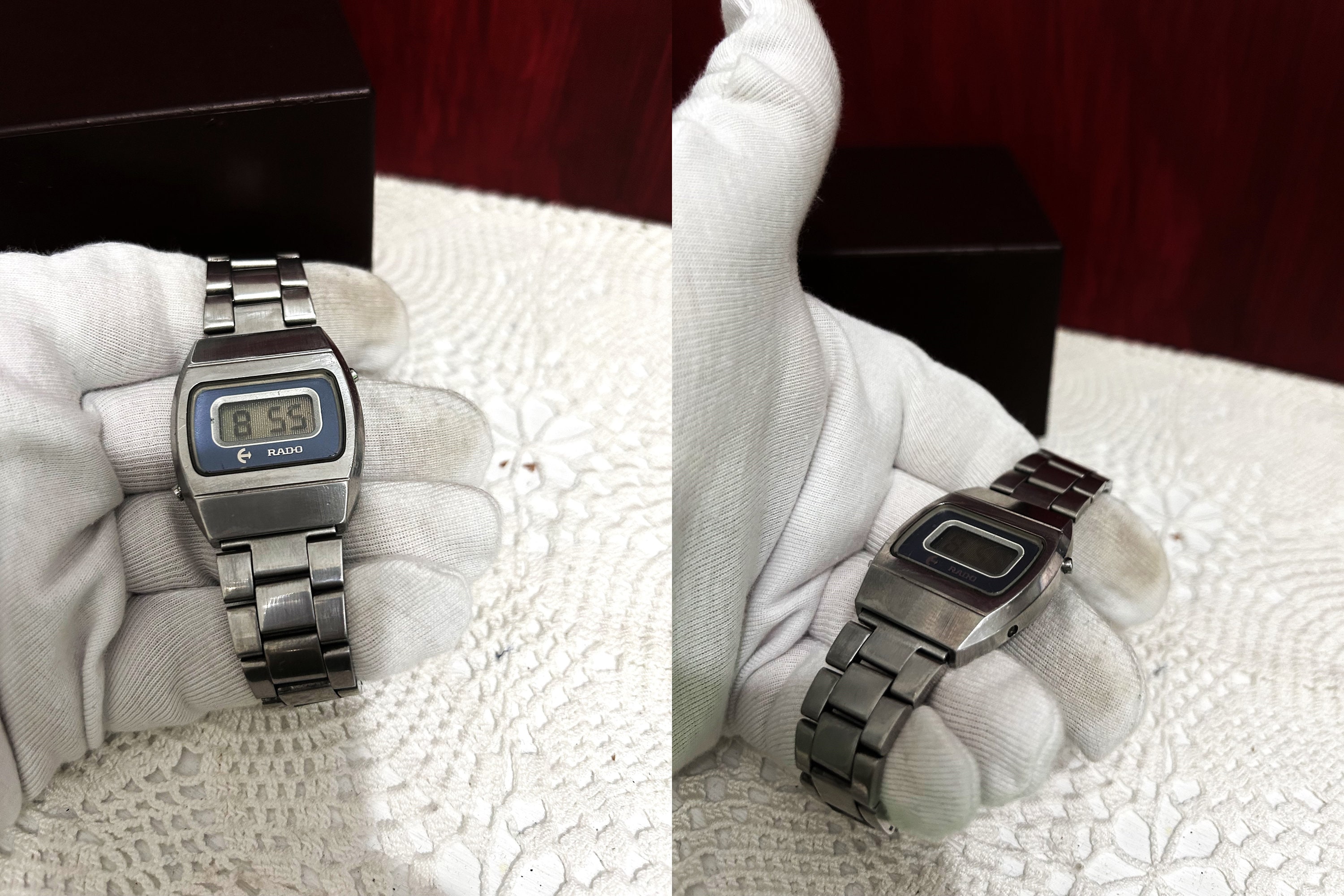 Rado Lcd Digital Rare Vintage Watch 1970s Muy raro Coleccionable Buen estado muy buenos cosmeticos Etsy Mexico
