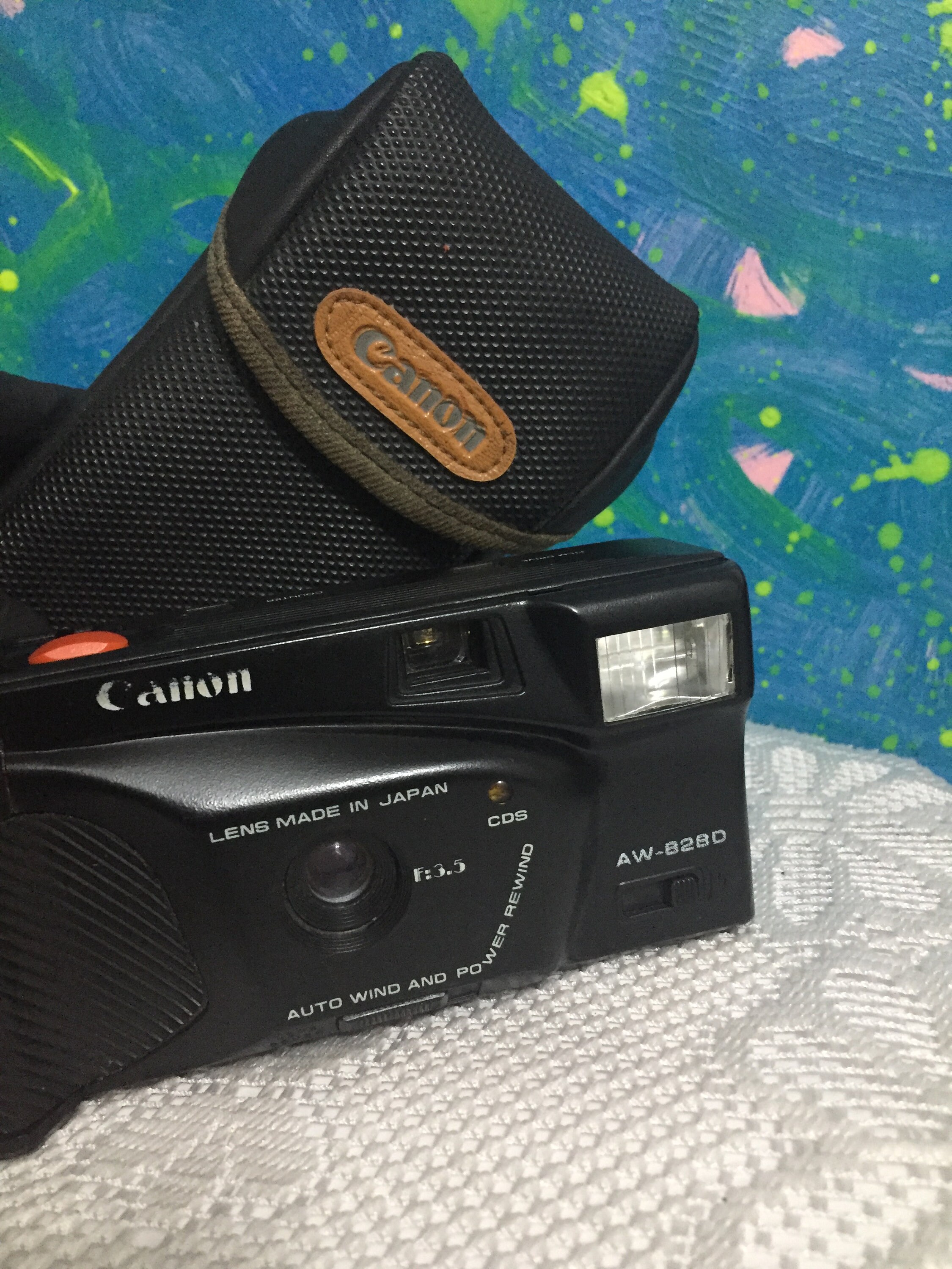 ヴィンテージ Canon AW 828-D /日本製レンズ/自動巻き/Canon mate 35