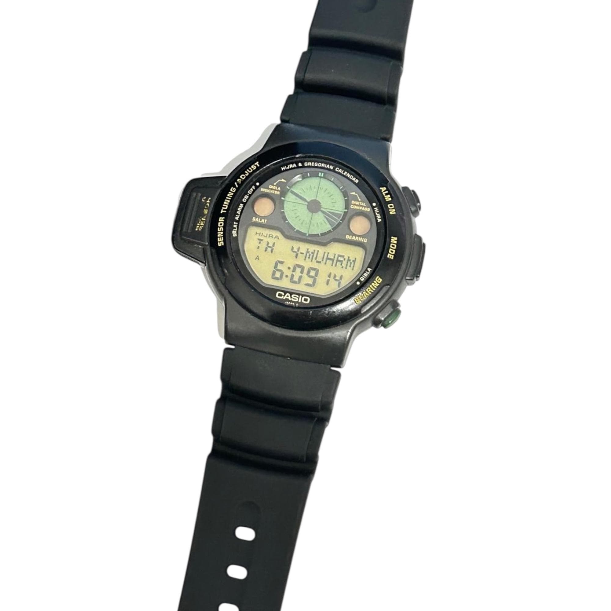 Magnificent Vintage Casio Cpw-310 / Compass Prayer Watch /very