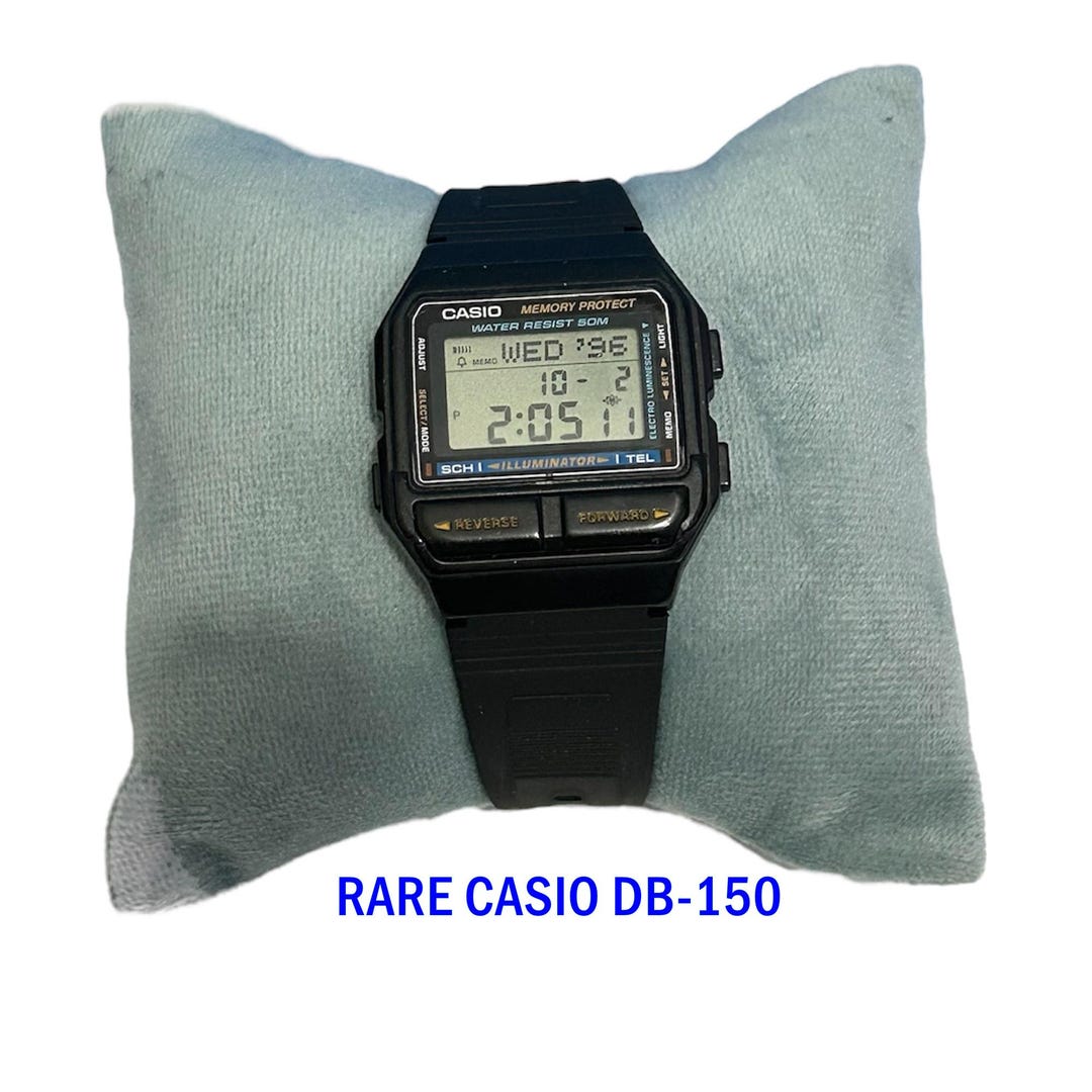 CASIO デジタル　腕時計　DBM-150 データバンク　ヴィンテージ Casio DBM-150 Databank Vintage Digital Calculator Watch | eBay