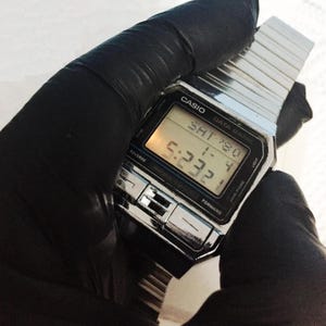 Casio Dba 800 Data Bank- 50 Very Rare/ Phone dailer data bank/ Mod; (555) Watch vintage Casio digital Working