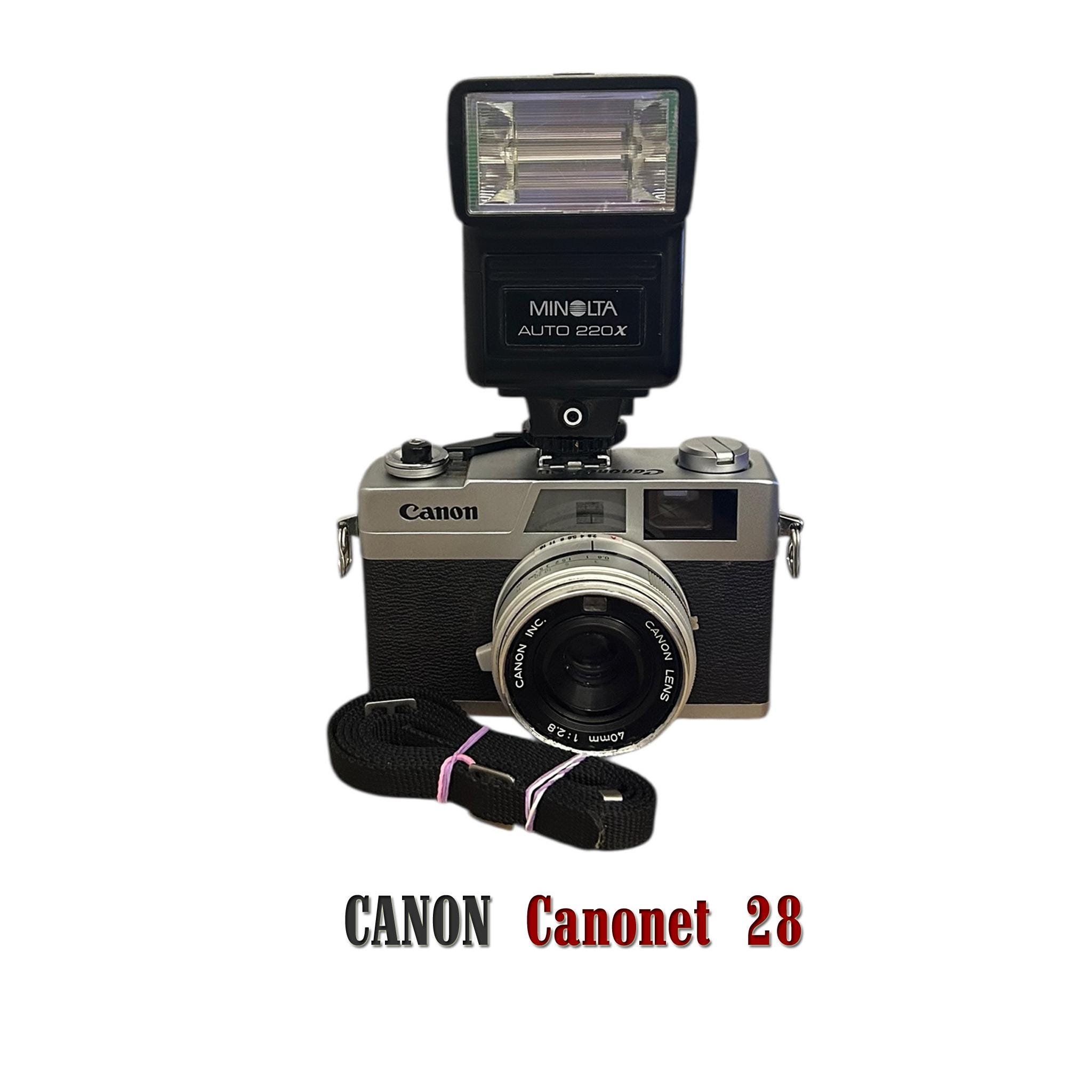キヤノネット　Canonet Vintage Canon Canonet 28 35mm Rangefinder Film Camera With Minolta