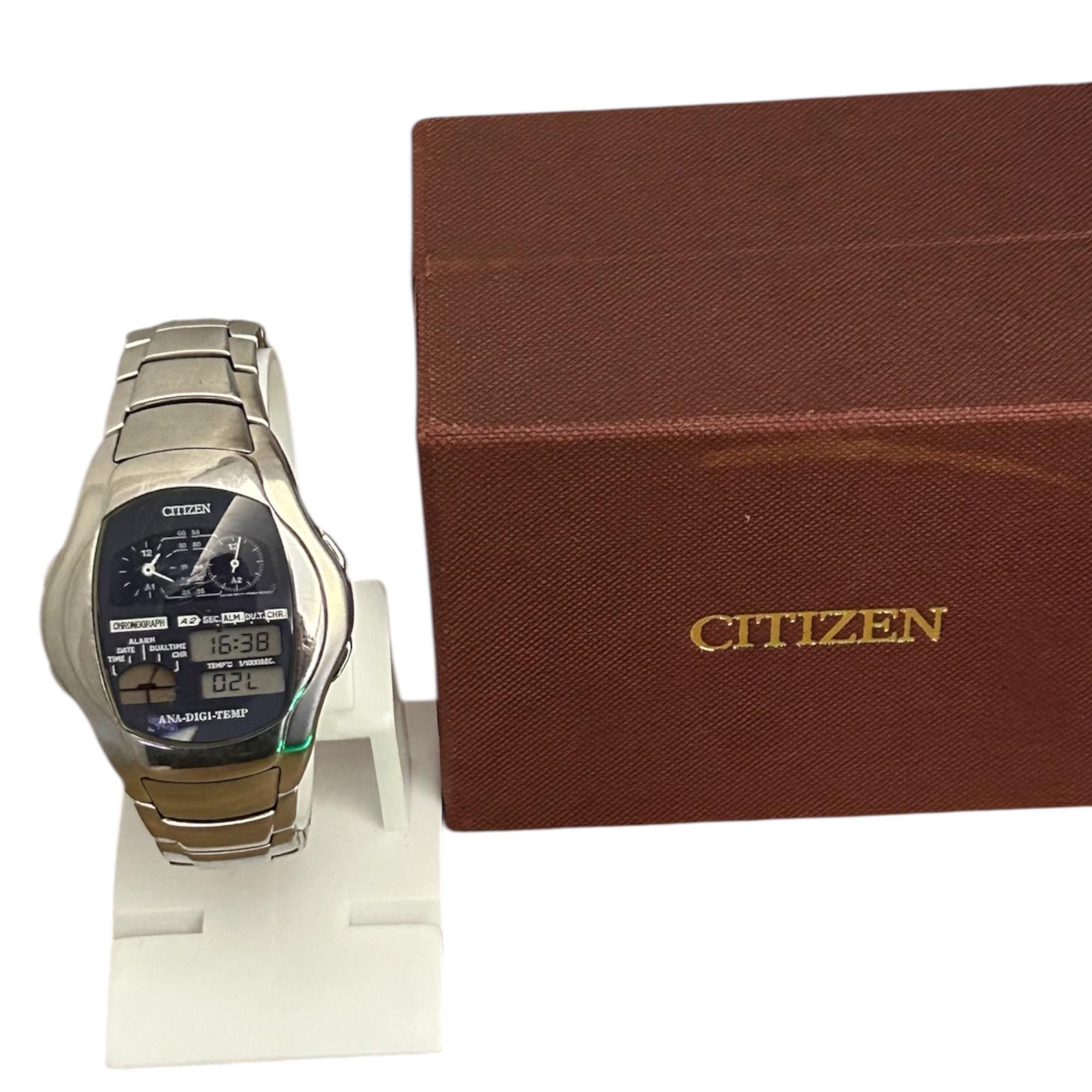 時計 CA4664-60X Male Stainless steel brown ø 40mm Citizen Onlineshop