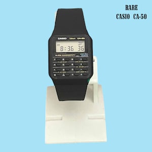 ULTRA RARE Casio  CA-50 Calculator Watch,vintage casio mod: 437,