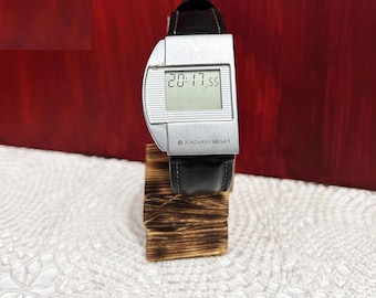 VERY RARE Junghans MEGA 1 Worlds First Radio  Very Good Condition Controlled Watch,Collection Digital Wristwatch,Vintage   Collectible Watch