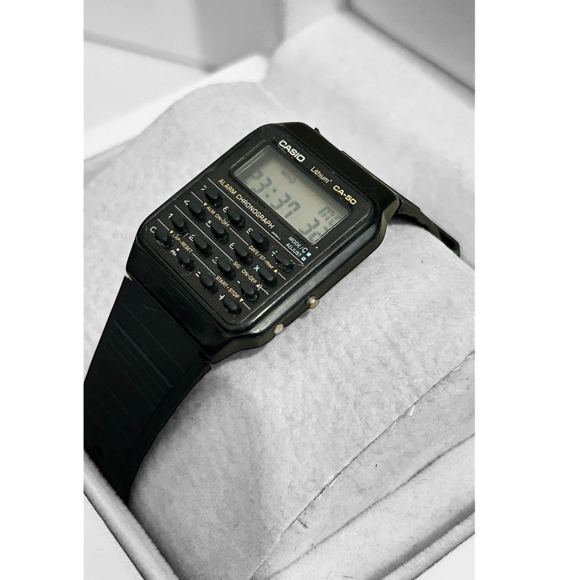 Casio CA-50 Calculator Watch, Casio Vintage Watch, Casio