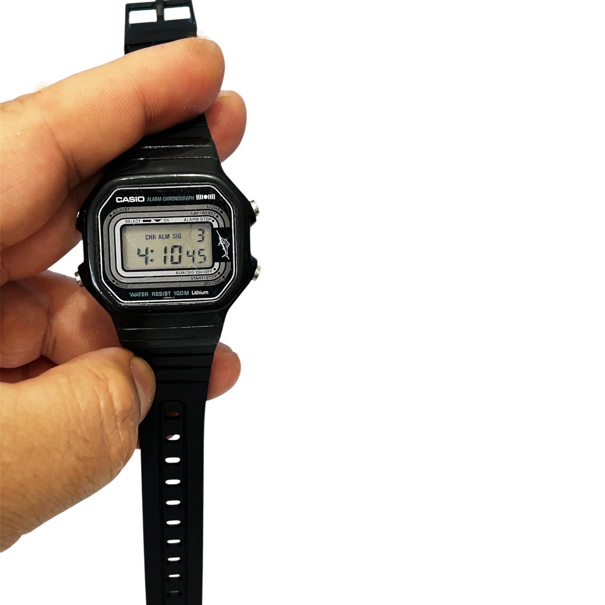 Vintage ULTRA Rare Casio W-200 Marlin 1980s Mod 108 Japan Men's