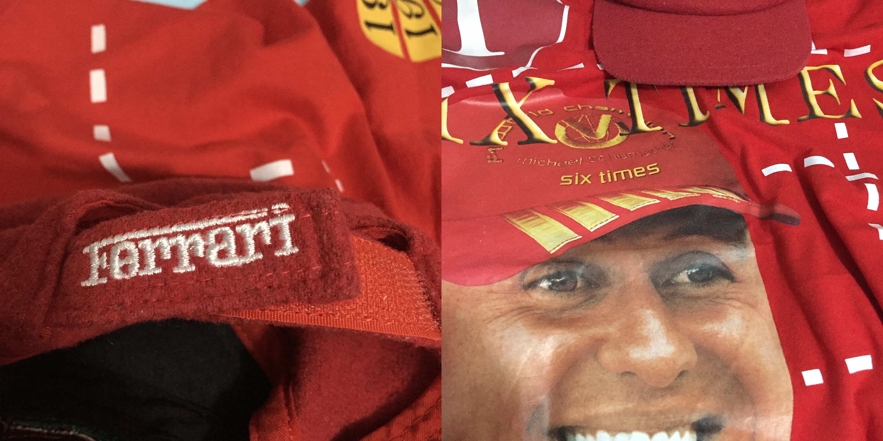 Casquette Michael Schumacher Ferrari Formule 1 - Noir - Taille Unique - Occasion