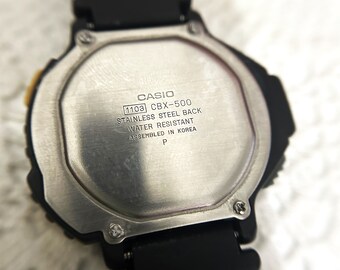 Vintage Casio CBX-500 Digital Watch: Collectible 1990s Model With