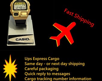 ULTRA Rare Gold Color Case Vintage Casio BP-100 Blood Pressure