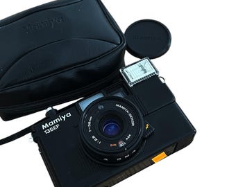 Vintage Mamiya 135 EF Film Camera: 35mm, Original Case & Battery