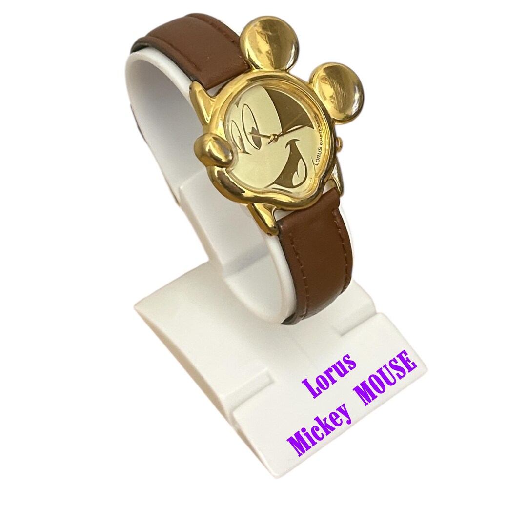 Lorus Mickey Mouse Watch: Gold Tone Character Watch  display picture 3