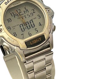 未使用 Casio Abx-24 ヴィンテージモジュール 2359 Twincept/ アナデジ