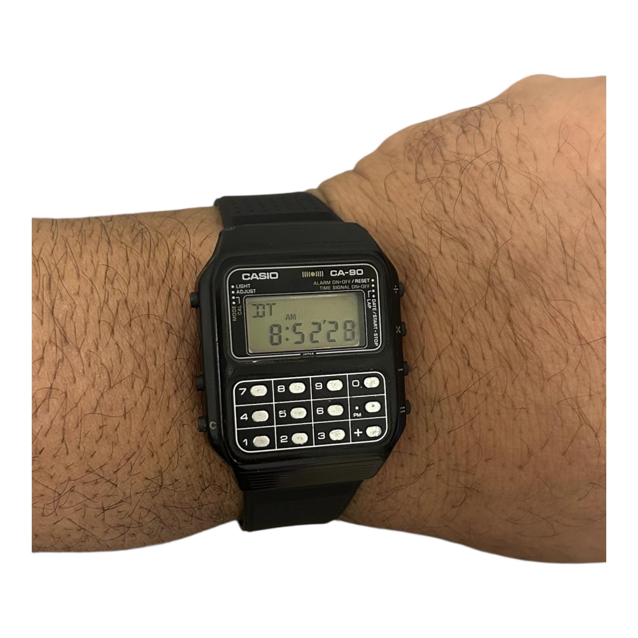 Vintage Casio CA-90 / Digital Calculator Japan Made Watch/ 134