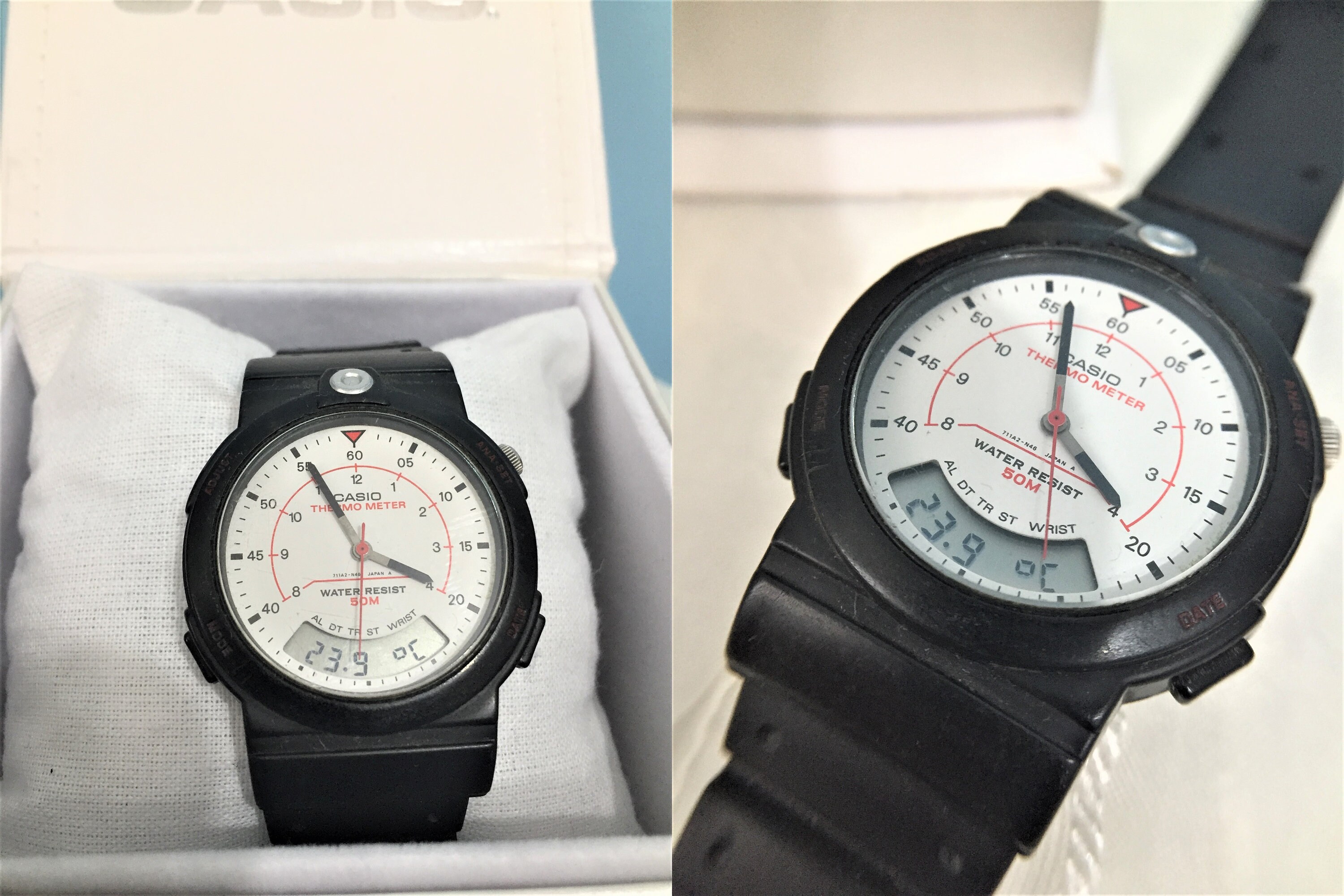 Rare THERMOMETER Casio AW-10, Personalized Watch, Casio Rare THERMOMETER Casio AW-10, Personalized Watch, Casio