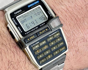 Vintage Casio DBC-V500 Easy Rec Data Bank Wrist Watch Telememo