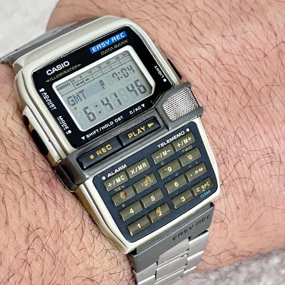 Vintage Casio DBC-V500 Easy Rec Data Bank Wrist W… - image 3