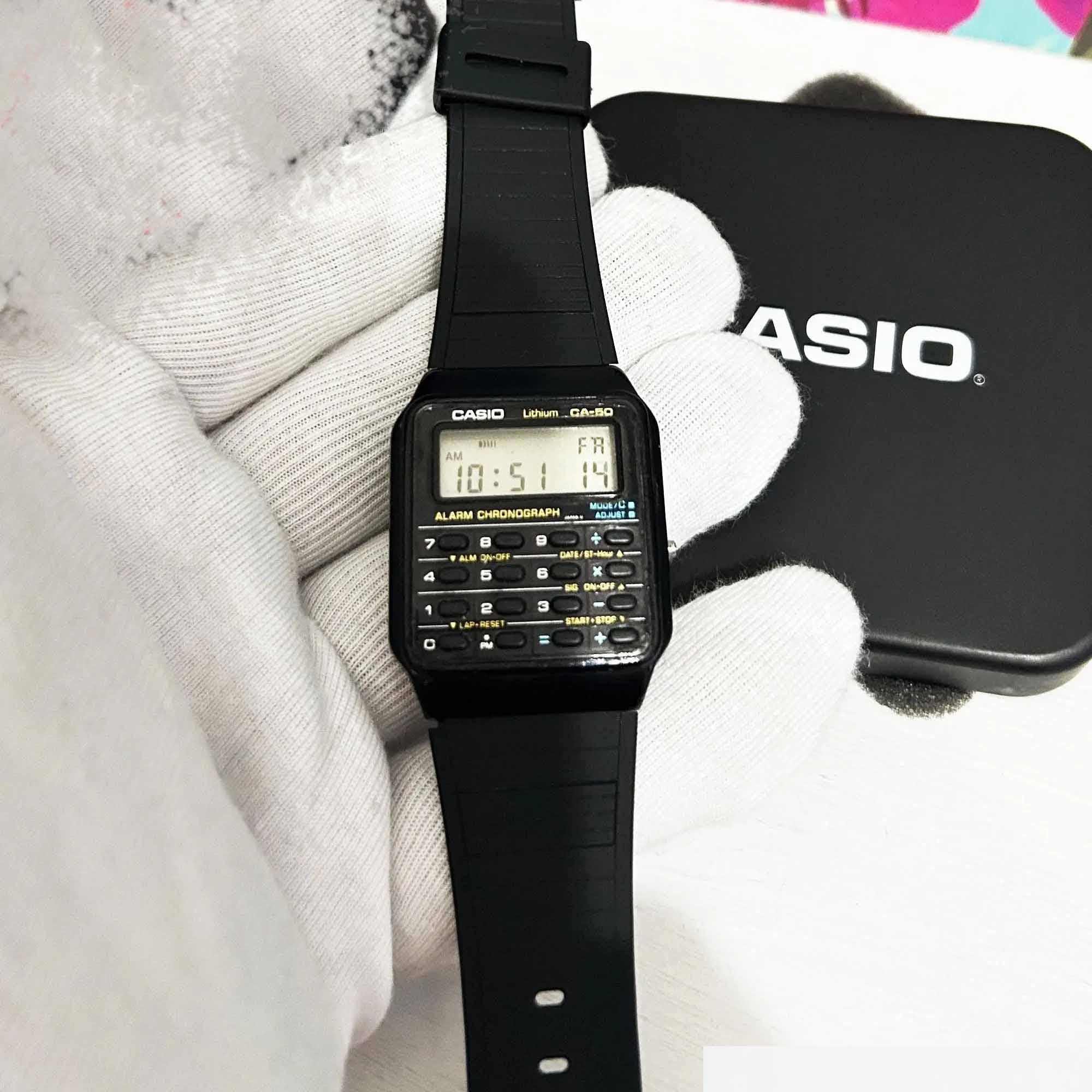 激レア CASIO CA-50 デジタル腕時計 - メルカリ