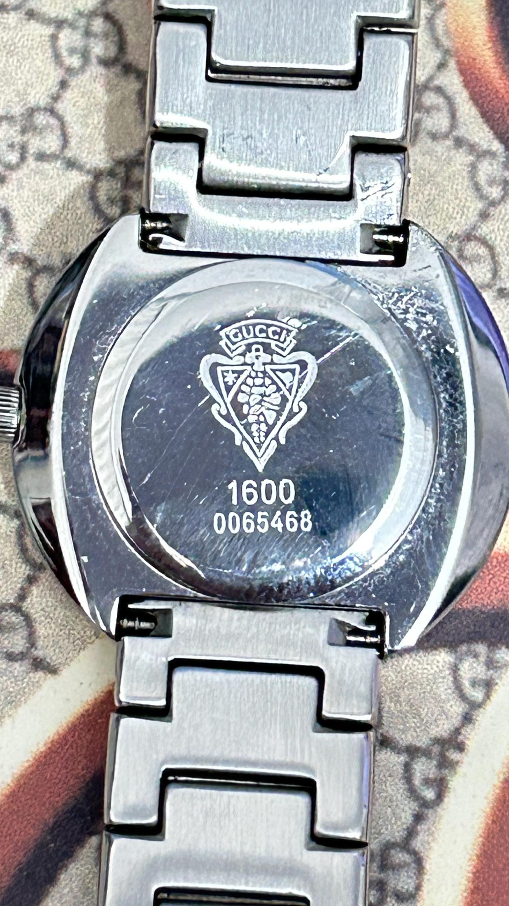 時計 GUCCI WATCH GUCCI Women stainless silver Bangle Cuff 1600 Watch 0065468