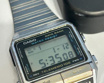 RARE Vintage Casio DBX-110 696 Data Bank Telememo 100 Japan