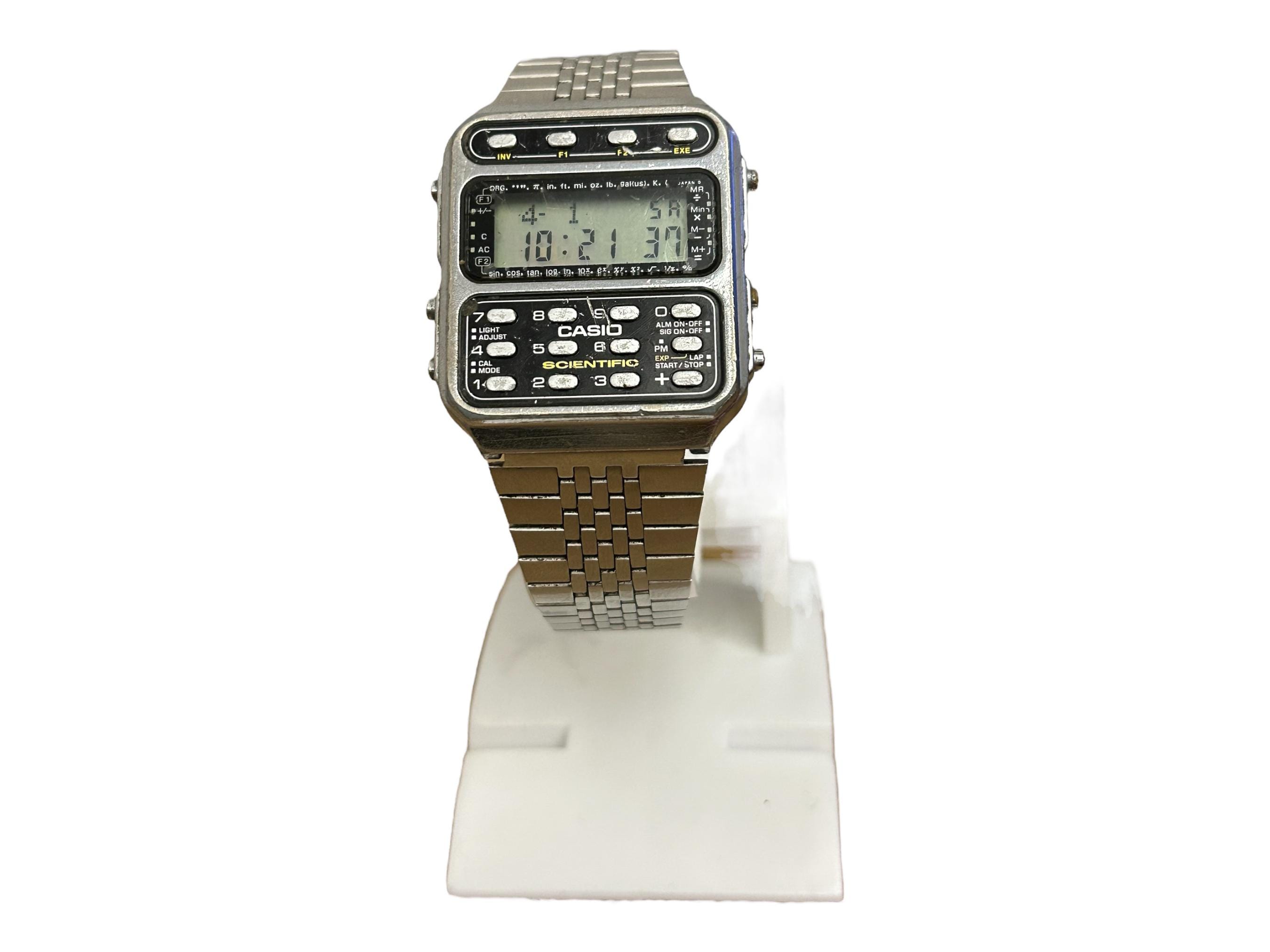RARE Vintage Casio CFX 200 Calculator Watch Mod:197 Japan - Etsy
