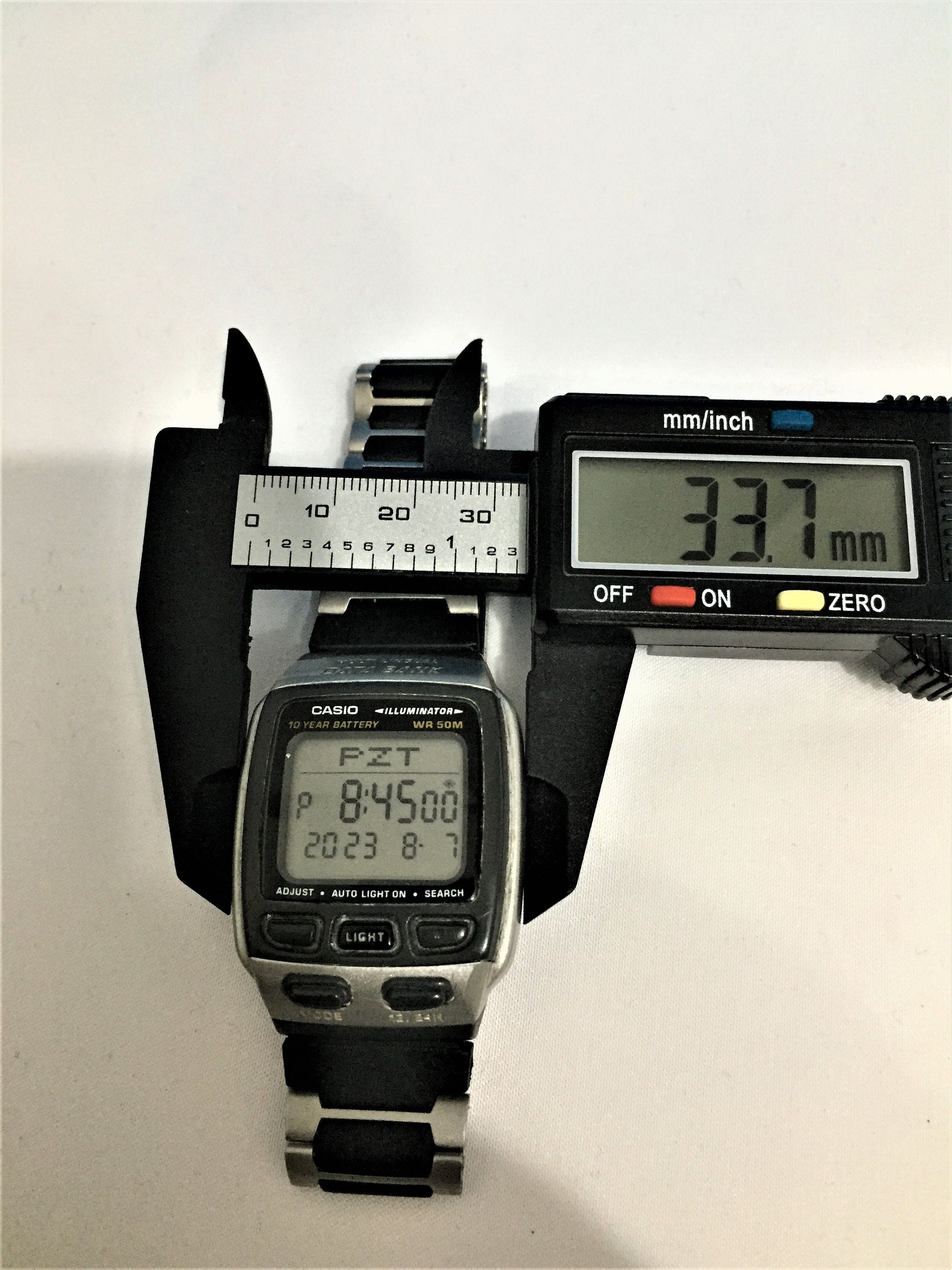 Casio DB 37H Illuminator Telememo Multi Lingual Data Bank Chrono Alarm Vintage Original Digital Watch New Cord Never Used Mod 2524 Etsy UK