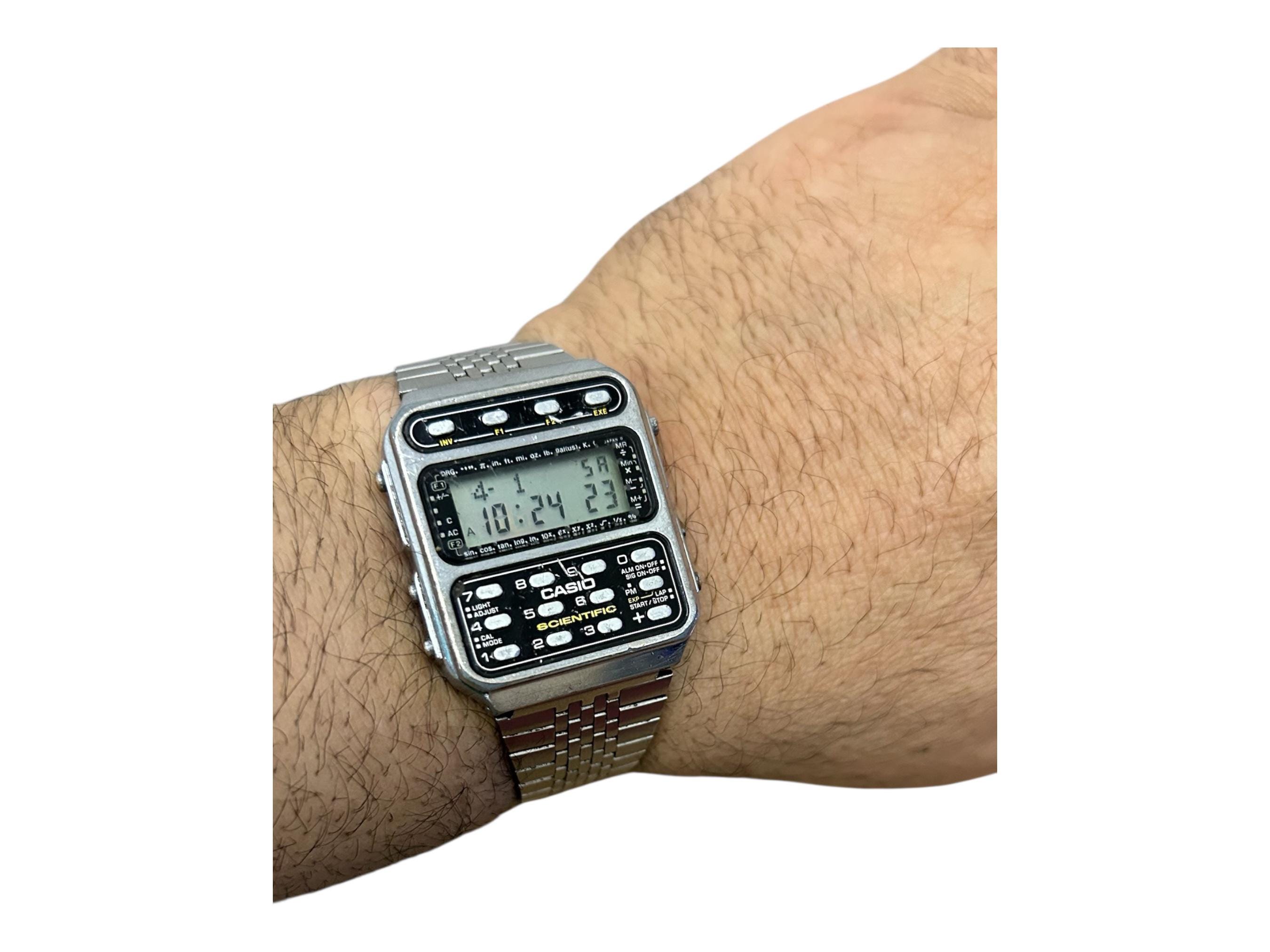 RARE Vintage Casio CFX 200 Calculator Watch Mod:197 Japan - Etsy
