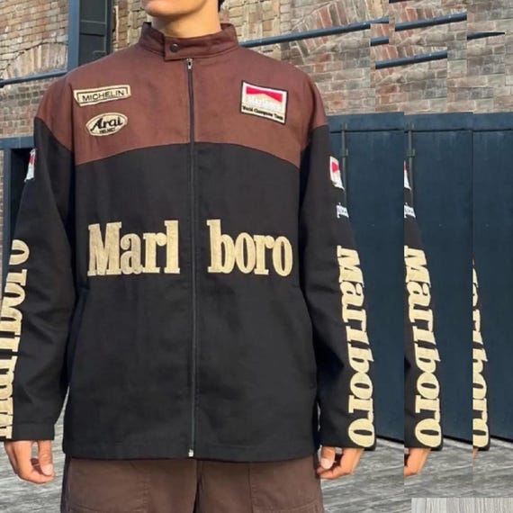 Vintage Racing Jacket Michelin Arai Style - Motorsport Bomber - Etsy