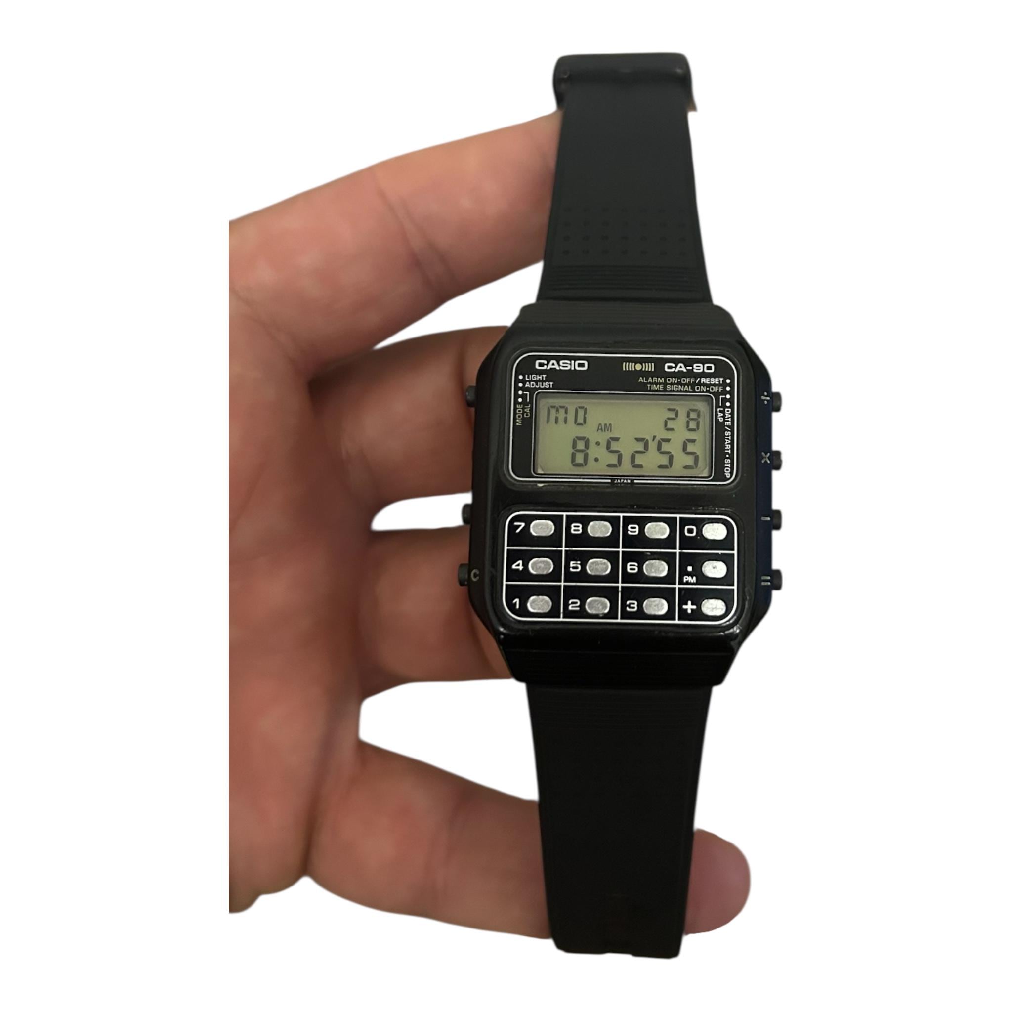 Vintage Casio CA-90 / Digital Calculator Japan Made Watch/ 134