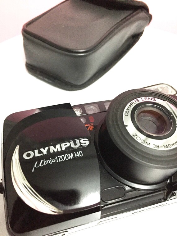 【美品】OLYMPUS μ [mju] ZOOM 140 フィルムカメラ 完動品 ❁ OLYMPUS μ zoom140 deluxe フィルムカメラ た