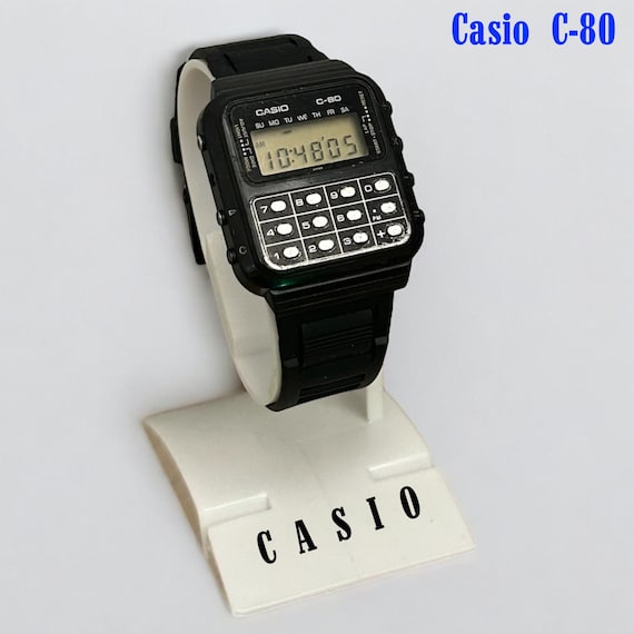 ヴィンテージ カシオ C-80 電卓/腕時計 モジュール 133 グラフ電卓