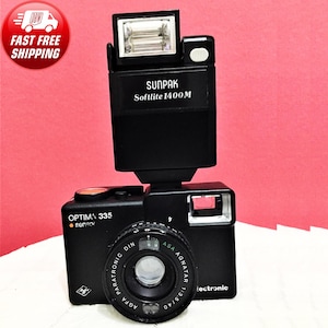 Vintage Agfa Optima 335/ Sensor Compact 35mm/ 1980s Film Camera/Sensor Camera/ Electronic Film Camera/ Very Good Condition With Flash