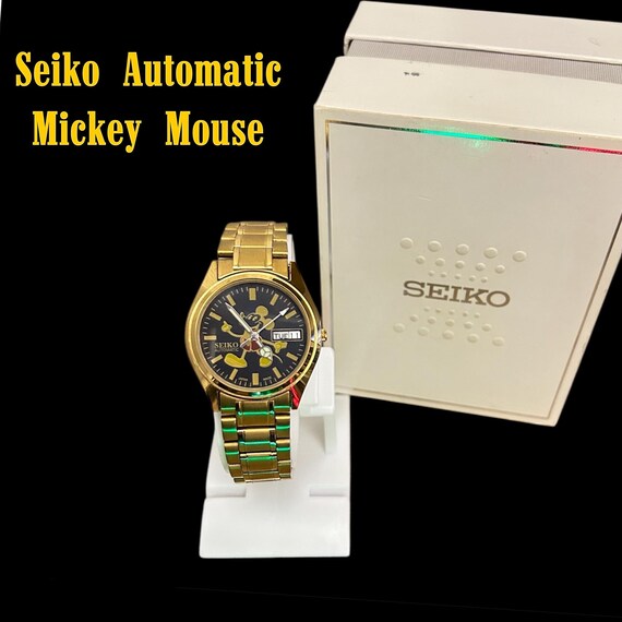 seiko 7009a Mickey Mouse 自動巻き 腕時計 セイコー Seiko Automatic Mickey Mouse Watch, Seiko Automatic, Japan