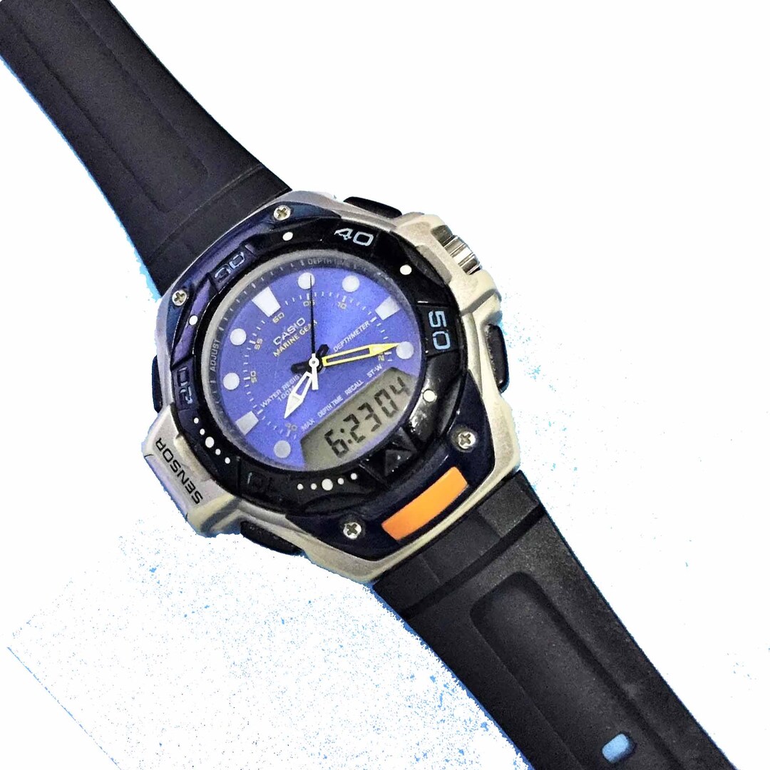 RARE Casio Marine Gear MRS-301/ Ana Digi /very Good Condition