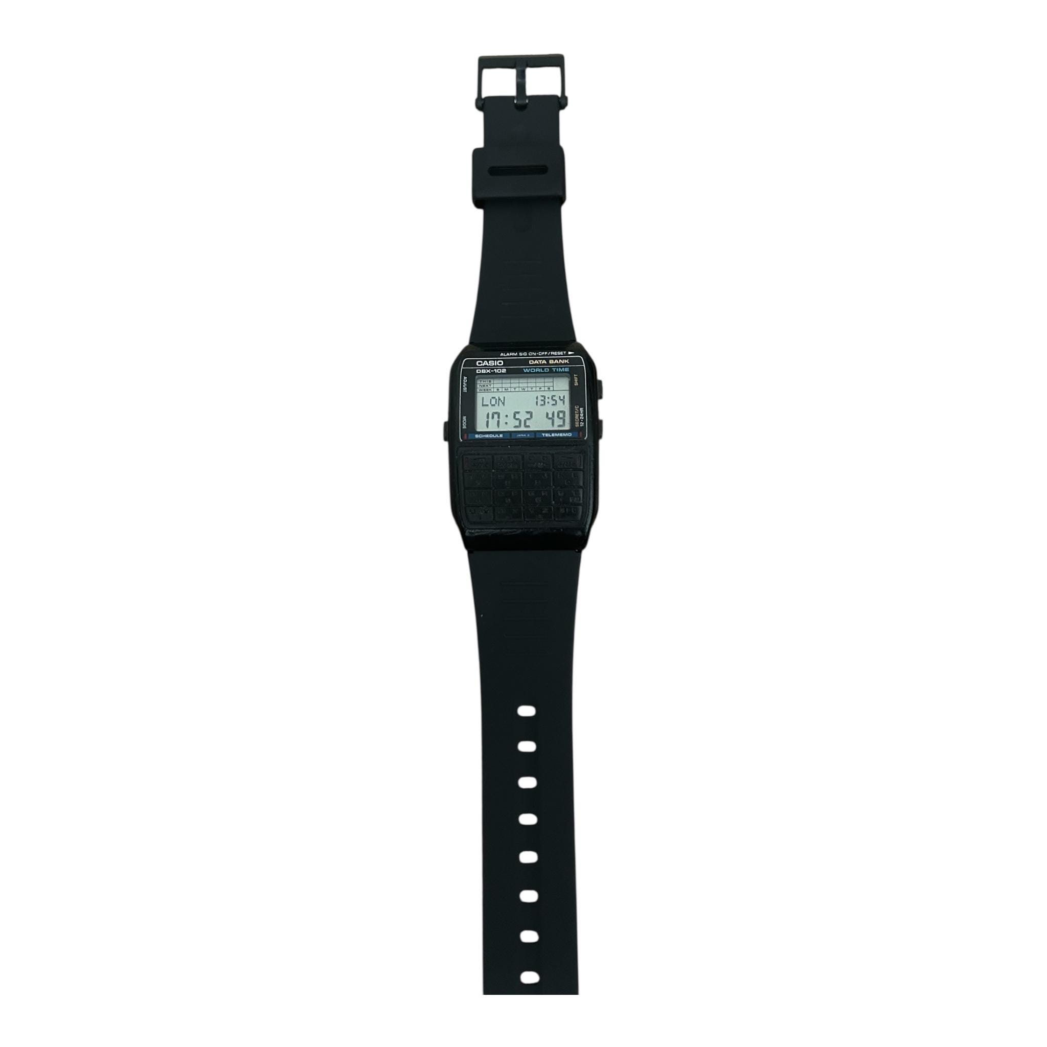 Vintage Casio DBX-102 Data Bank Calculator Watch, RARE