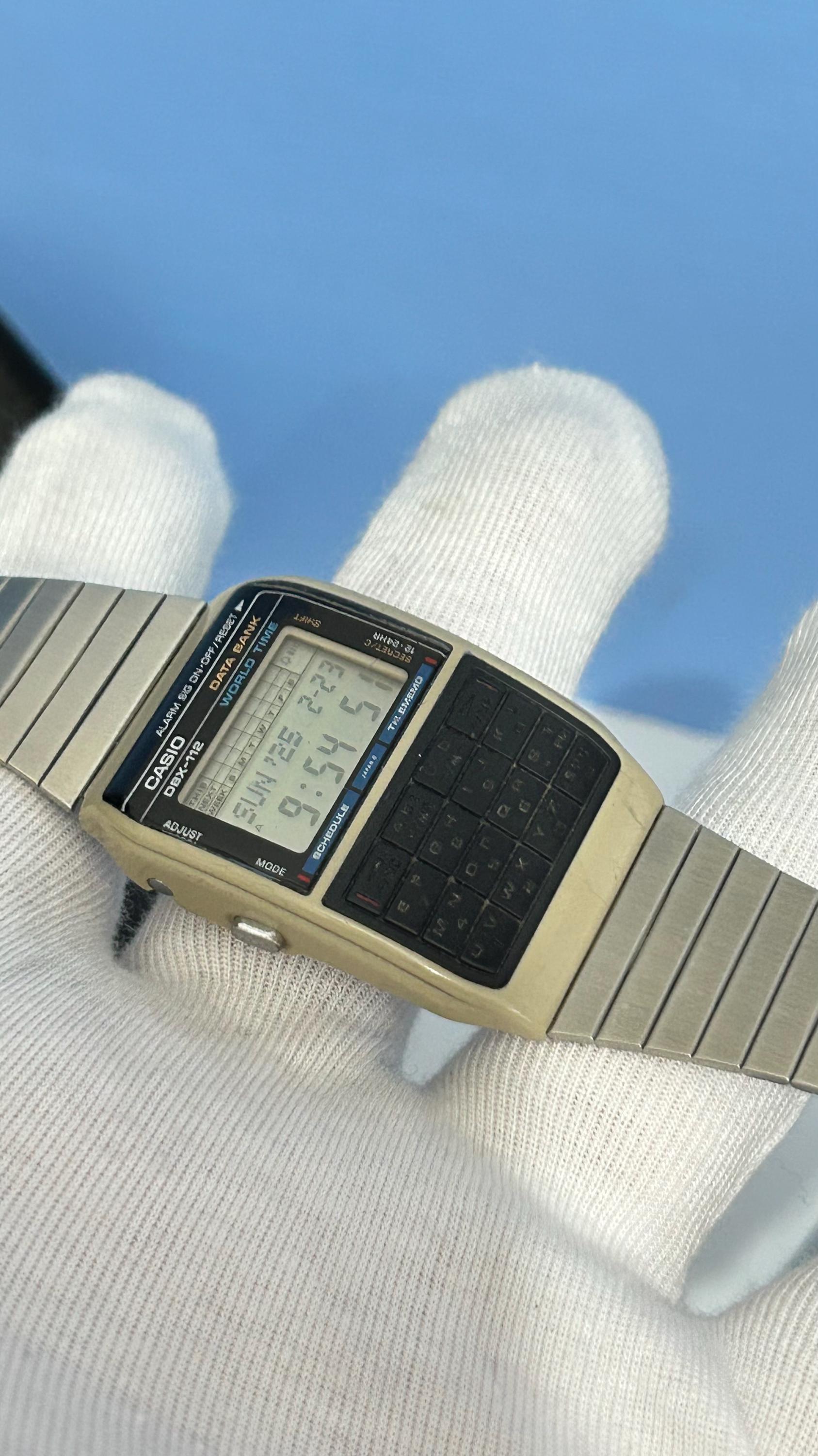 CASIO Vintage Data Bank DBX-112, Retro, Omega Casio Watch - Etsy