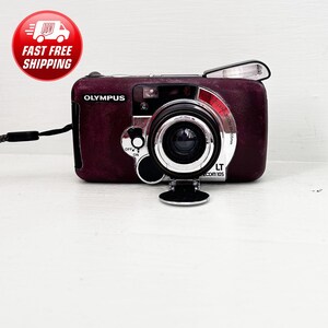 Olympus LT Zoom 105 / Camera Burgundy/ Purple Leather/ Special