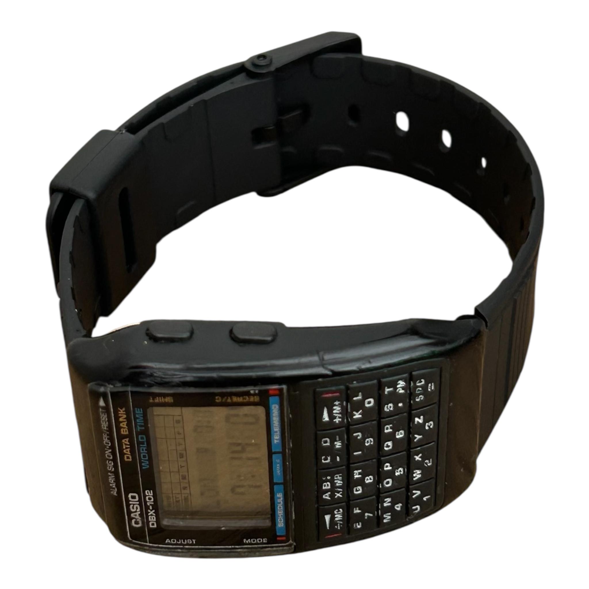 Vintage Casio DBX-102 Data Bank Calculator Watch, RARE - Etsy