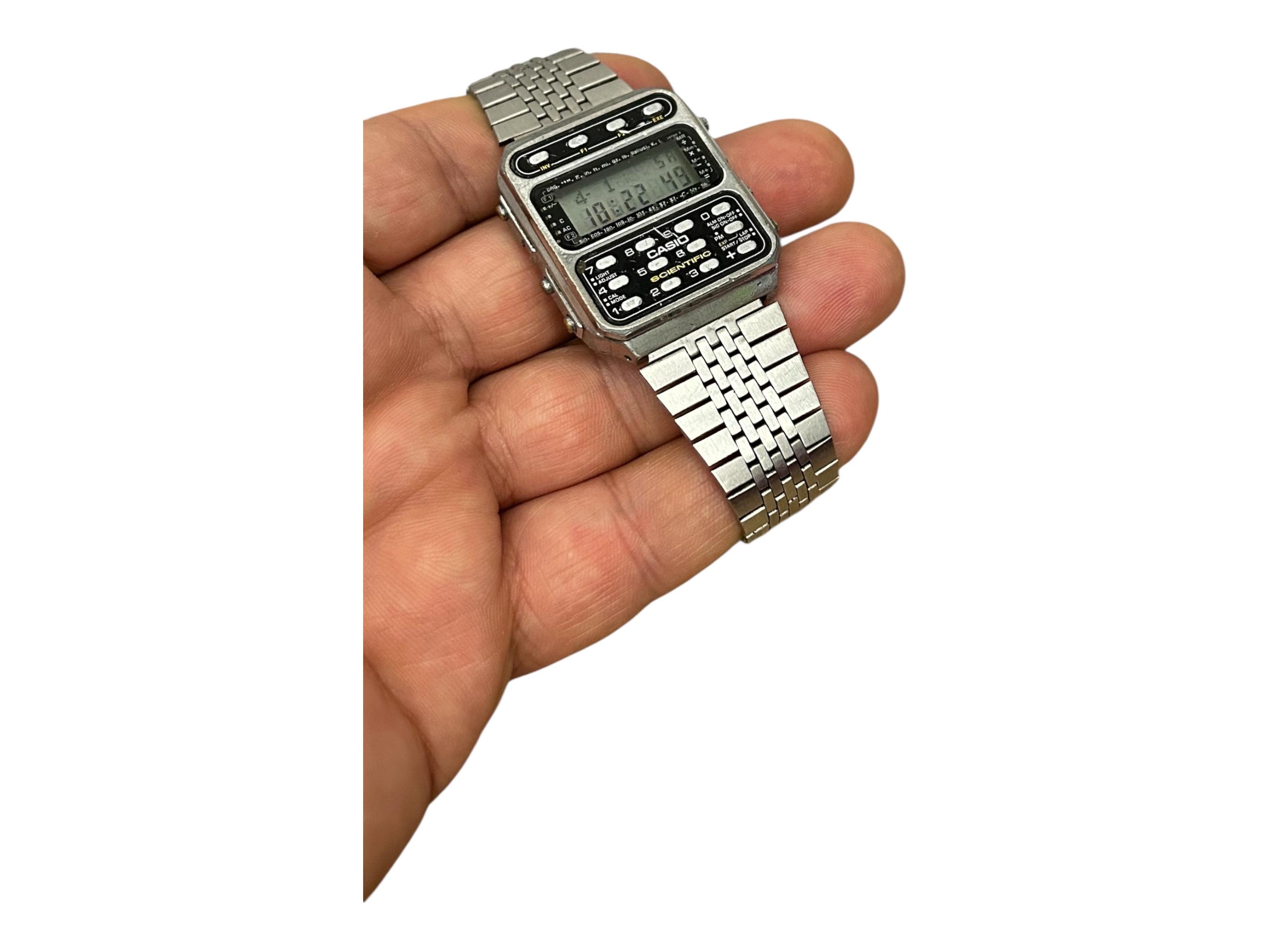 RARE Vintage Casio CFX 200 Calculator Watch Mod:197 Japan - Etsy