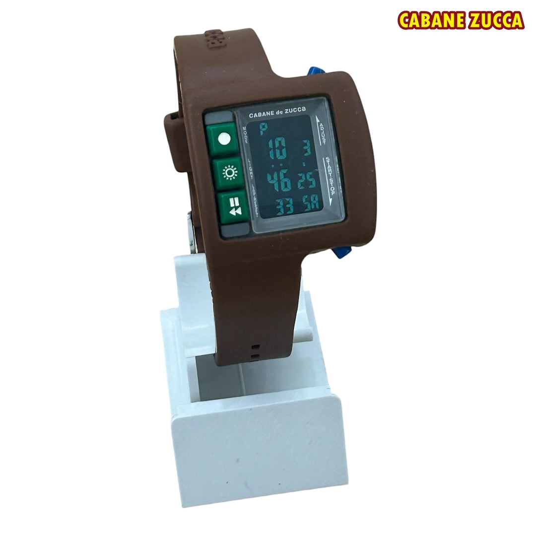 RARE Vintage Cabane De Zucca by SEIKO W621-4000 Digital Watch