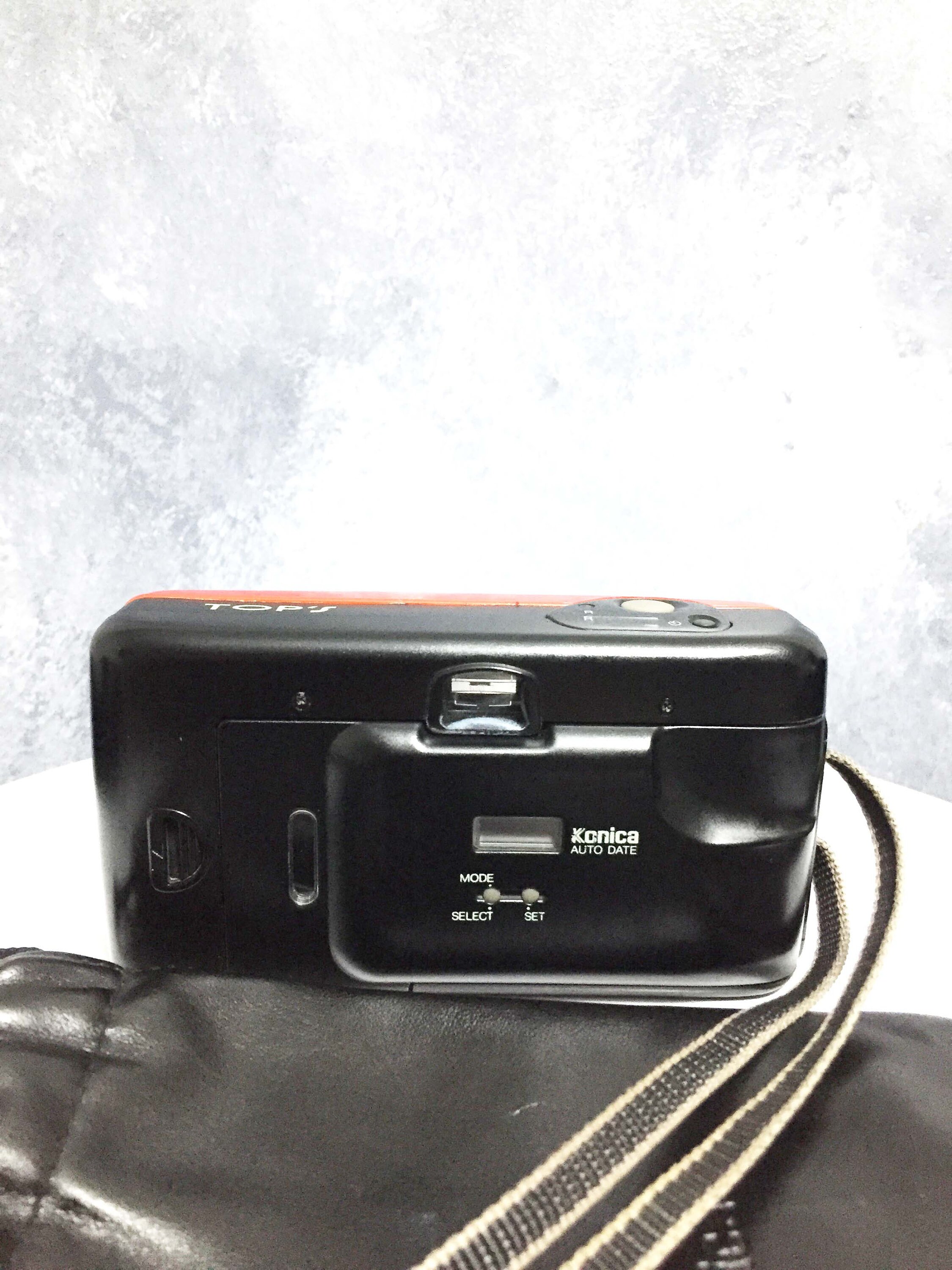 DXシステム コニカ トップス レッド/バッテリー付き/コンパクト 35mm