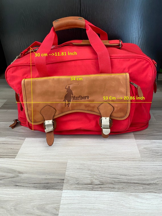 Unused Vintage 1980s Marlboro Travel Bag / Duffel Bag/travel Bag